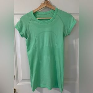Lululemon Lime Green Swiftly Tee Size 6